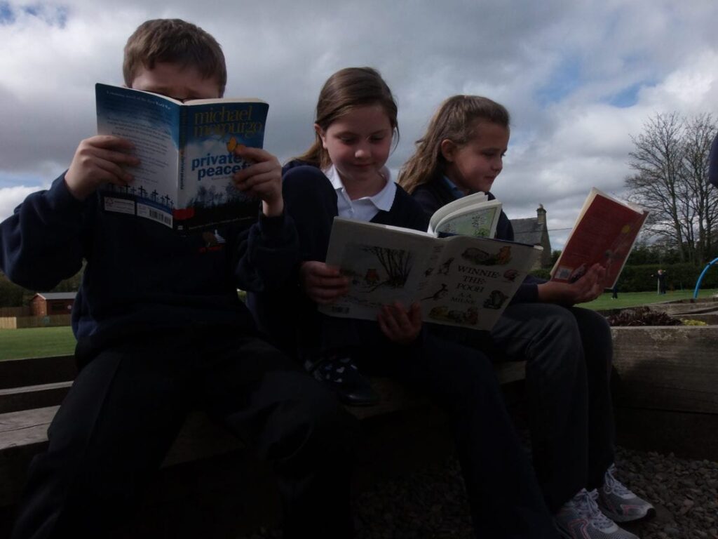 Children reading